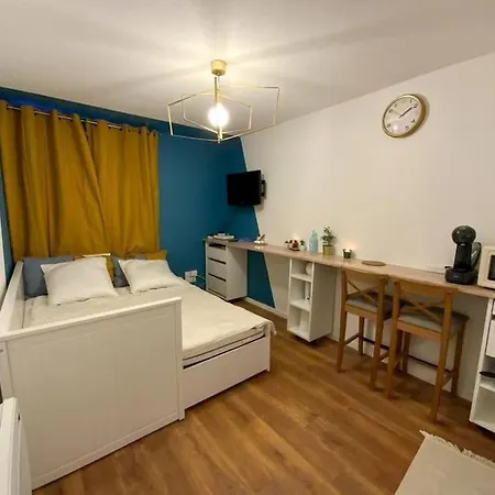 Studio Confortable, Equipe - 2min Caserne De Bonne Apartament Grenoble