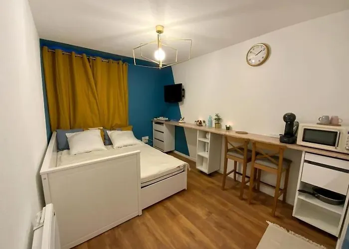 Studio Confortable, Equipe - 2min Caserne De Bonne Apartment Grenoble