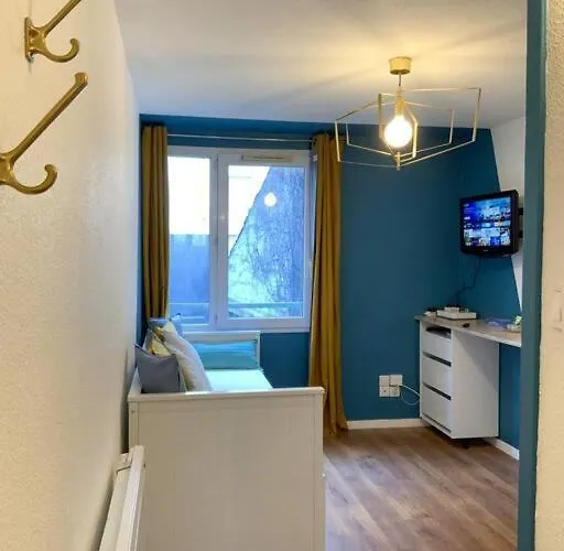Apartment Studio Confortable, Equipe - 2min Caserne De Bonne Grenoble